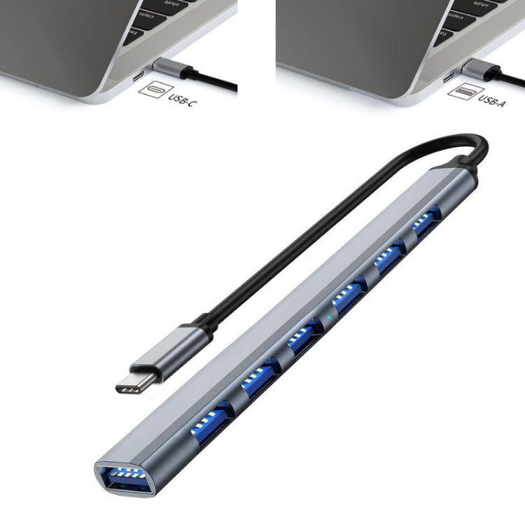 7 in 1 USB3.0 Docking Station with Laptop Multifunctional HUB (USB Interface)