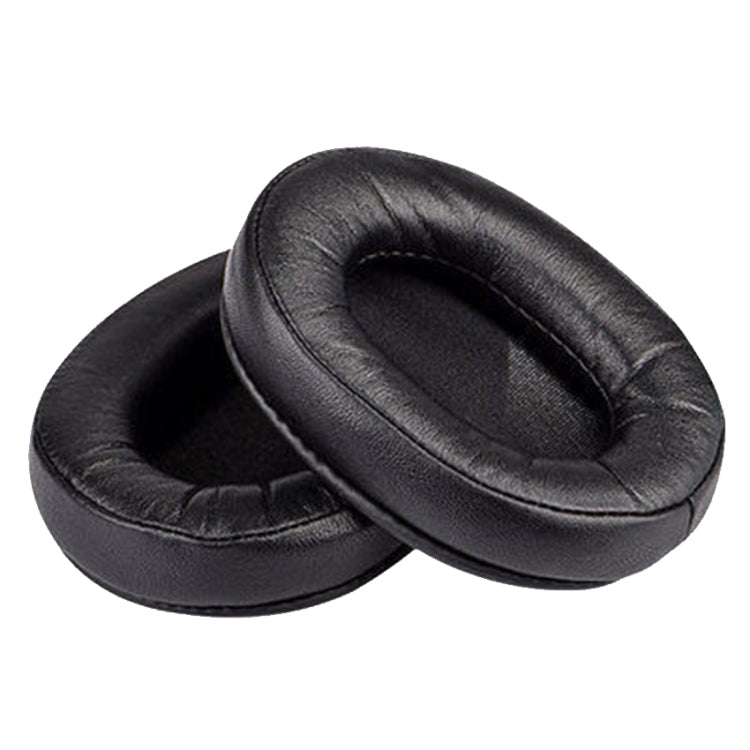 2 Pieces Black Lambskin Headset Sponge Earmuffs for SONY MDR-7506 / V6 / 900ST