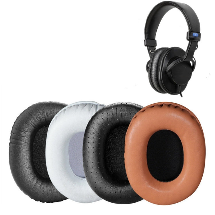 2 Pieces Black Lambskin Headset Sponge Earmuffs for SONY MDR-7506 / V6 / 900ST