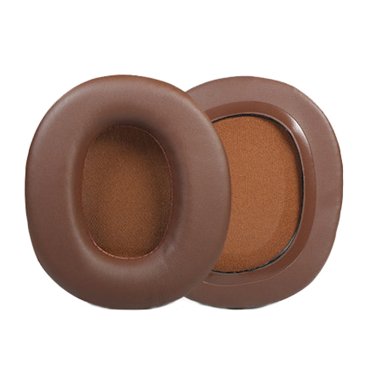 2-Pack Brown Bright Sponge Earmuffs for SONY Headphones MDR-7506 / V6 / 900ST