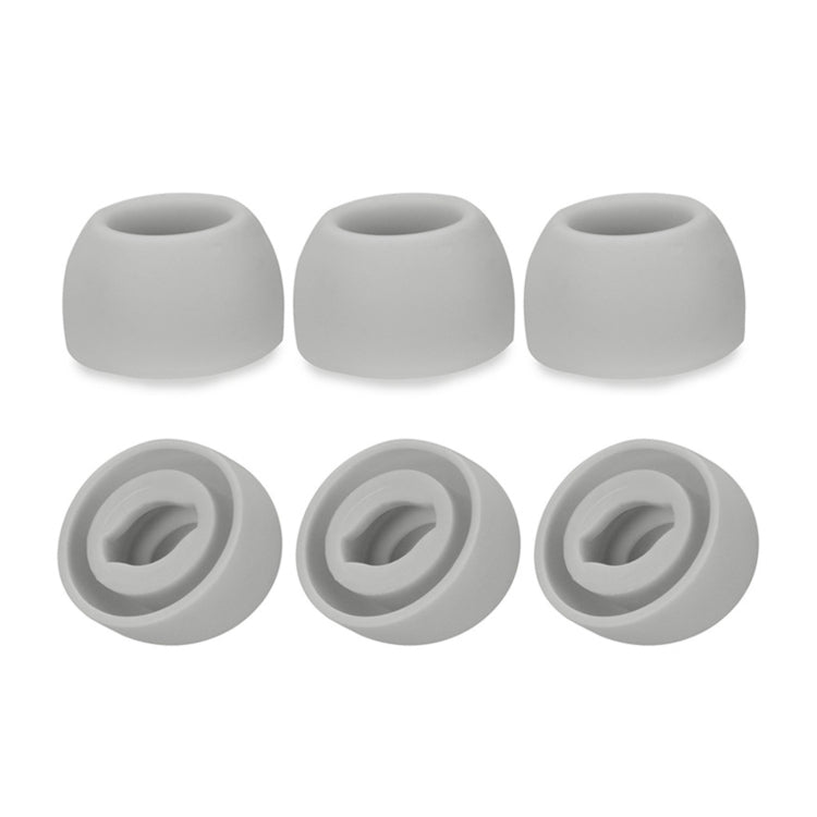 6-Piece Silicone Earplug Set for TWS Samsung Galaxy Buds Pro (Medium Gray)