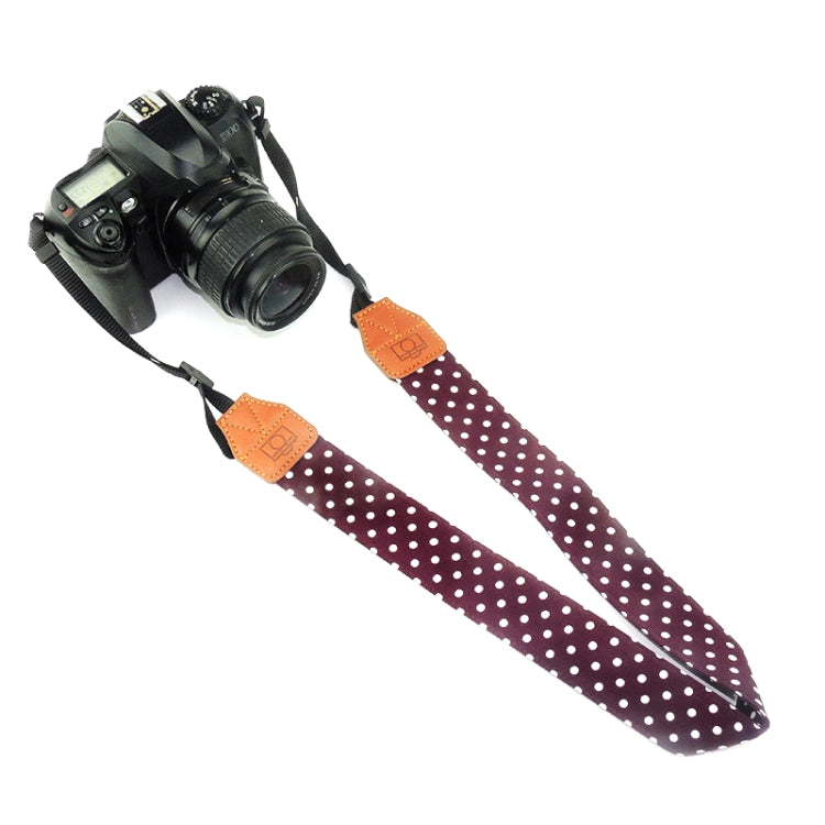 Retro Wine Red Multi-color SLR Camera Shoulder Strap