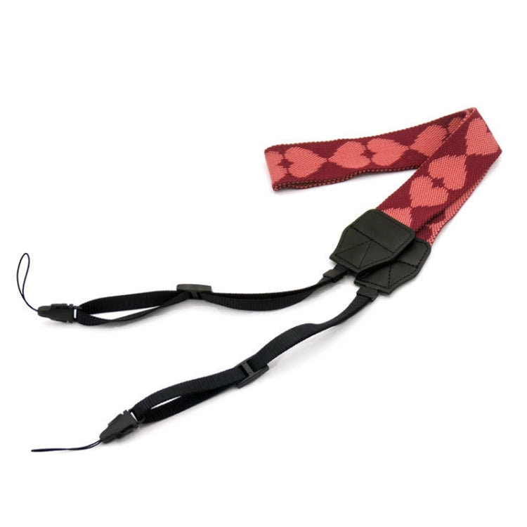 2 Piece Jacquard Camera Strap Set with Comfortable Neck Support