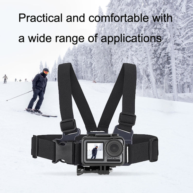 TELESIN GP-CGP-T07 Shoulder Strap Chest Belt for GoPro and OSMO Action Cameras