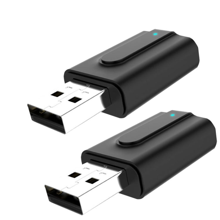 2PCS BT10 2 In 1 USB Bluetooth 5.0 Transmitter Receiver Adapter