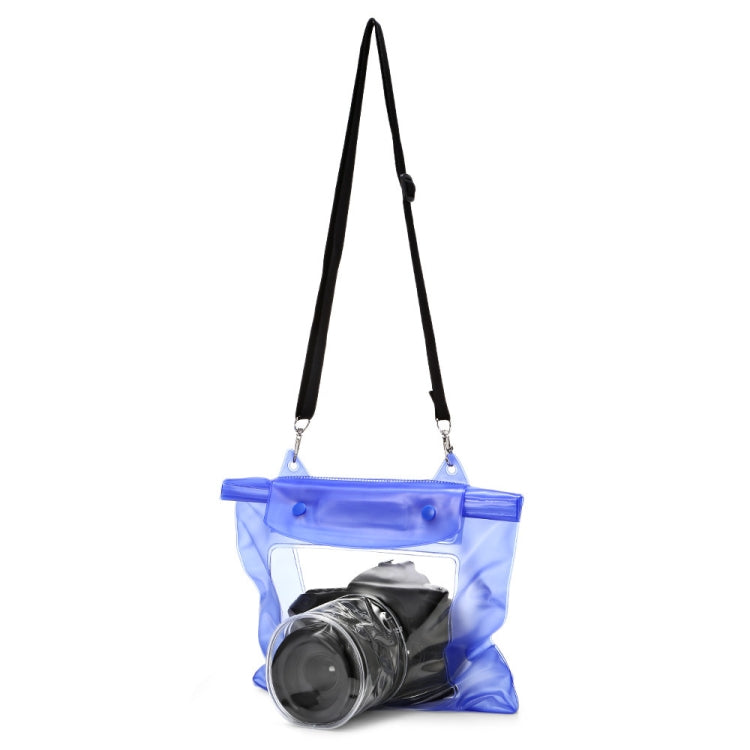 Waterproof SLR Digital Camera Bag with Cute Fish Design (Blue)
