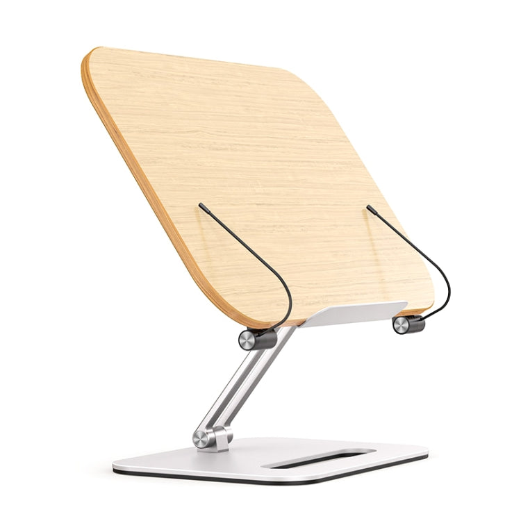 R03 Adjustable Reading Bookshelf Desktop with 360-degree Rotation and Flip Mechanism