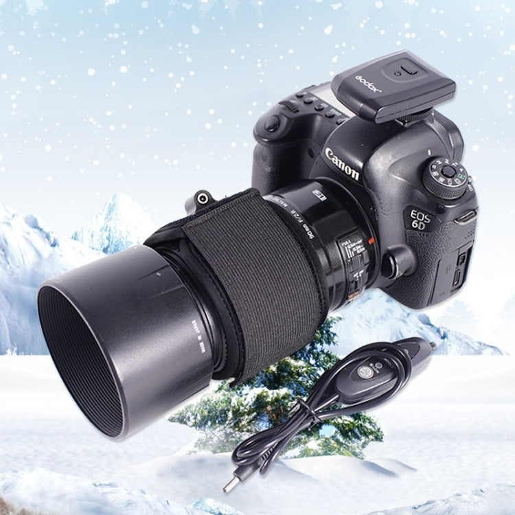 USB Camera Lens Warmer with Temperature Adjustment and Fog Prevention