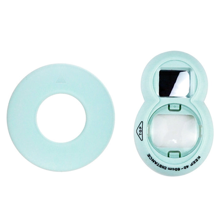 Selfie Mirror and Auxiliary Circle Set for FUJIFILM Instax Mini7+/8 (Blue)