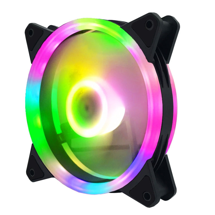 Luminous RGB CPU Radiator with 1 Fan and Remote Control