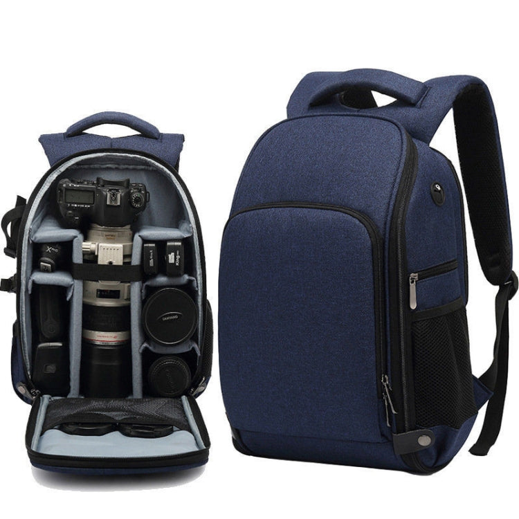 Cationic SLR Backpack - Waterproof Photography Backpack with Headphone Cable Hole (Black)