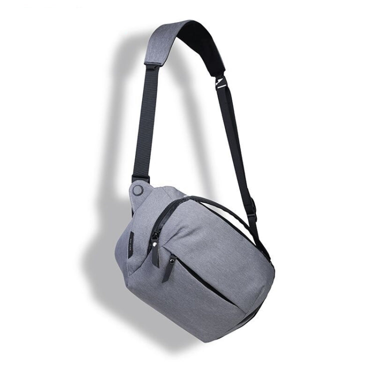 Waterproof Lightweight SLR Camera Bag with Crossbody Strap, Light Gray, 5L