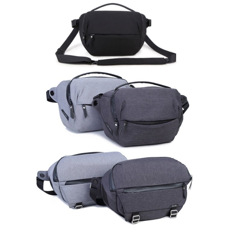Waterproof Crossbody SLR Camera Bag in Light Gray - 10L