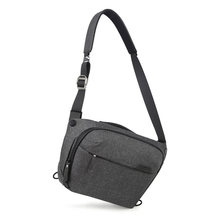 Compact and Versatile Waterproof Camera Messenger Bag in Dark Gray, 10L