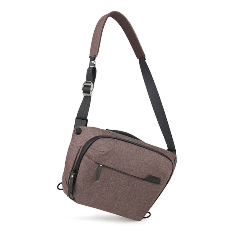 Waterproof SLR Camera Messenger Bag in Coffee Brown, 10L