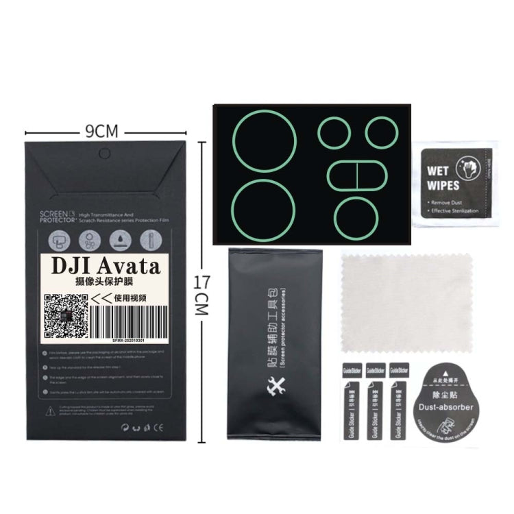 Sensor+Lens+Glasses Protective Film Anti-scratch Film for DJI Avata Advanced Version
