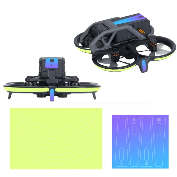 DJI Avata Night Reflective Warning Stickers - Mixed Color