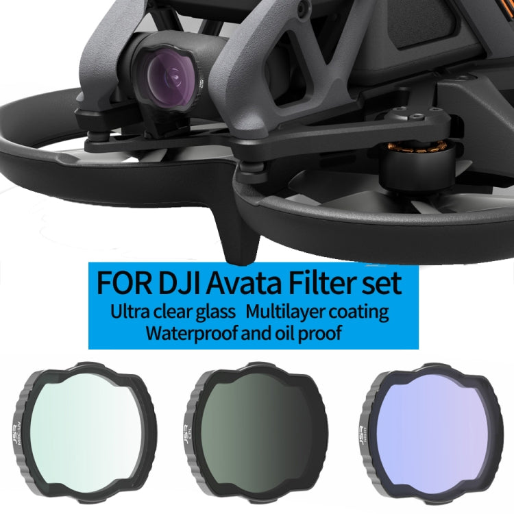 Adjustable ND Filter Set for DJI Avata - Includes ND8, ND16, and ND32