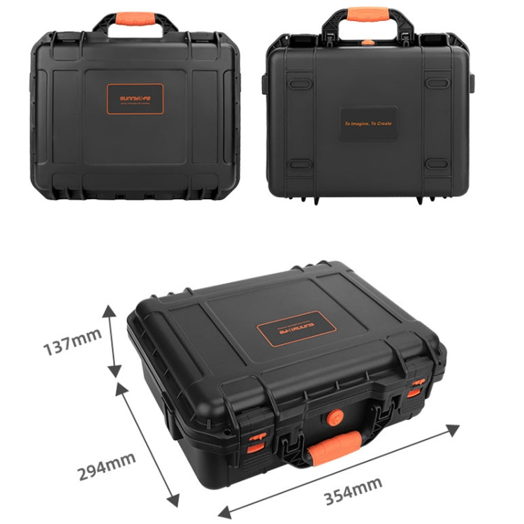 Sunnylife AQX-6 Outdoor Waterproof Storage Bag for DJI Avata with Shock-Proof Protection (Black)