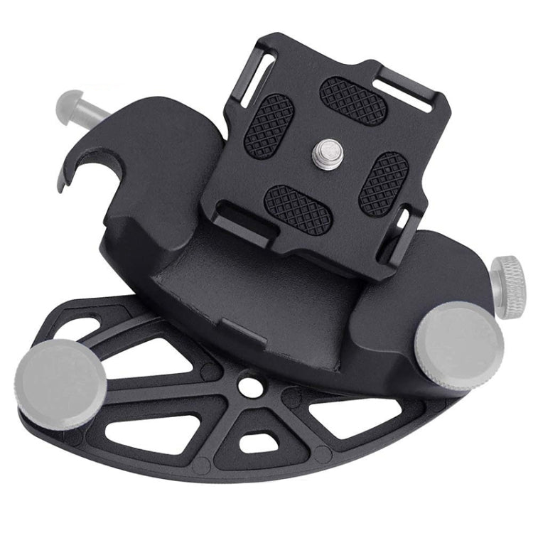 GoPro Camera Waist Buckle for Outdoor Photography (Silver Gray)