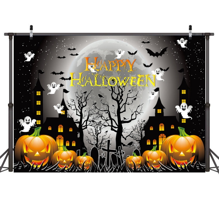 Spooky Halloween Element Photo Cloth Backdrop - 2.1m x 1.5m (2030)