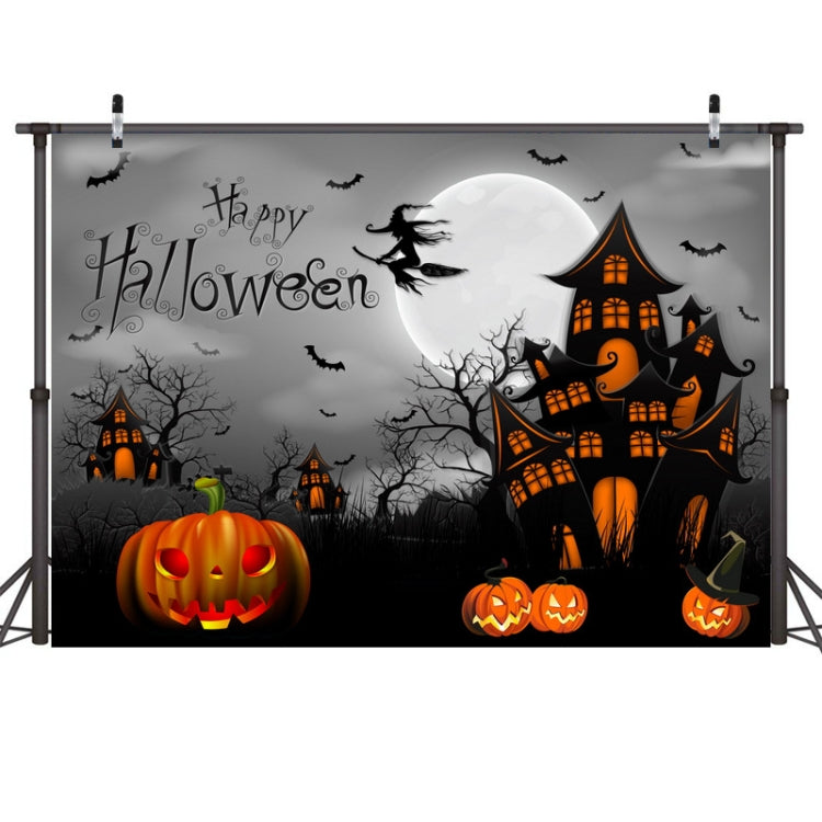 Spooky Halloween Element Photo Cloth Backdrop - 2.1m x 1.5m