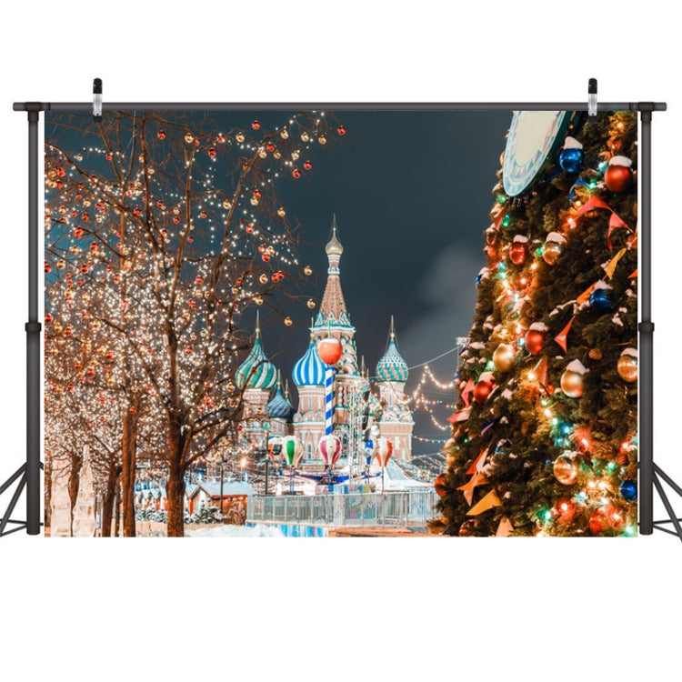 Christmas Photo Cloth Backdrop 2.1m x 1.5m Party Decoration Props