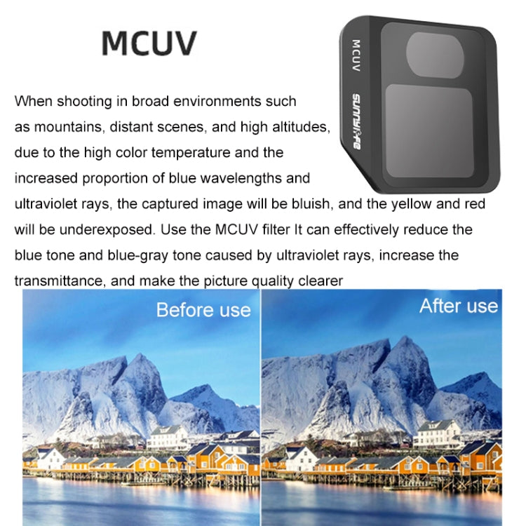 Sunnylife Mavic 3 Camera Filter Set - MCUV, CPL, ND/PL