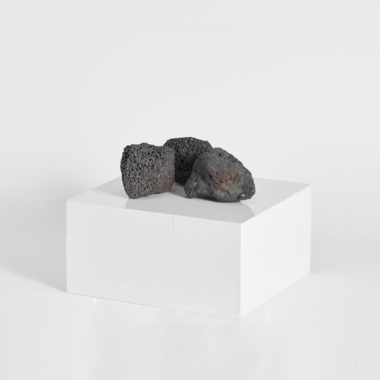 3-Piece Set of 6cm Irregular Volcanic Stone Photo Props