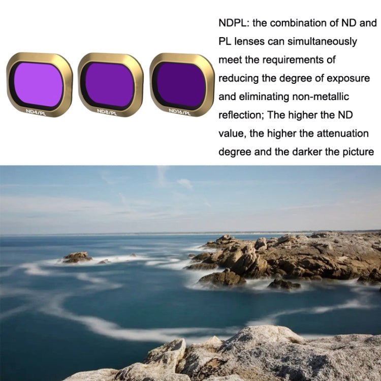 JSR For Mavic 2 Pro Filter KG Model ND4/PL+ND8/PL+ND16/PL - Enhance Your Aerial Photography
