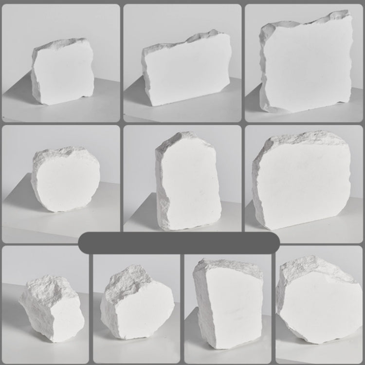 Minimalist Style Plaster Props for Product Photography and Home Décor, 4.8cm Large B Size