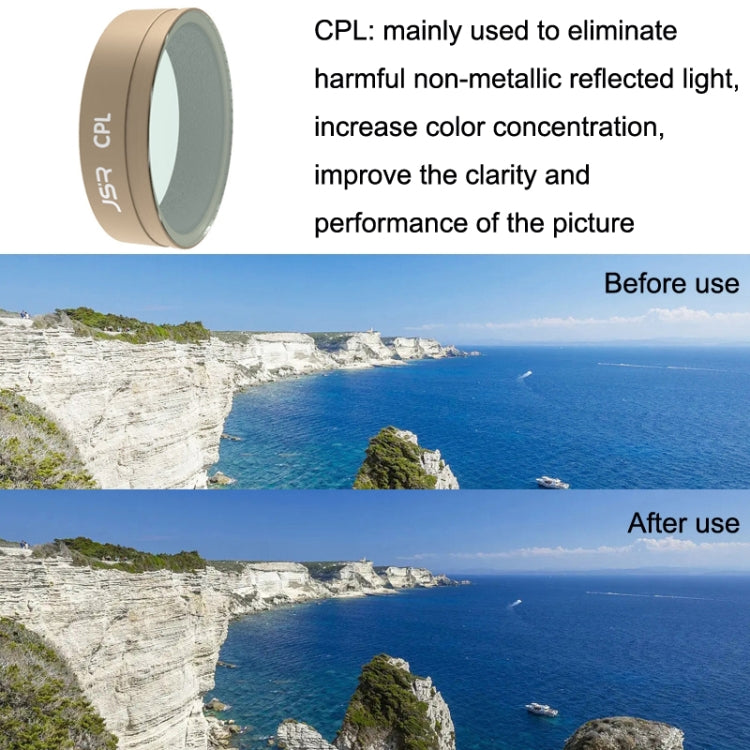 JSR For DJI Osmo Action Motion Camera Filter LG-CPL - Enhance Picture Clarity and Color Intensity