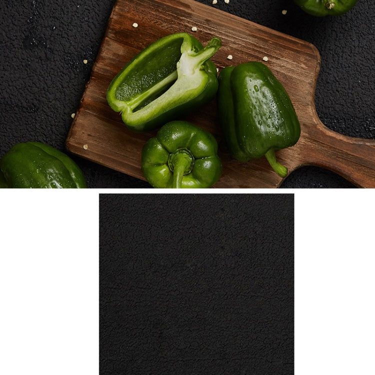 Black 40x40CM Thick Sand Solid Color Background Plate for Photography