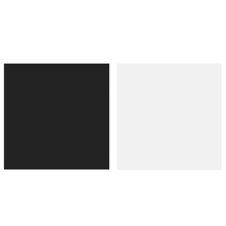 Photography Background Board for Food Photos (Black and White, 40x40CM, Double-Sided)