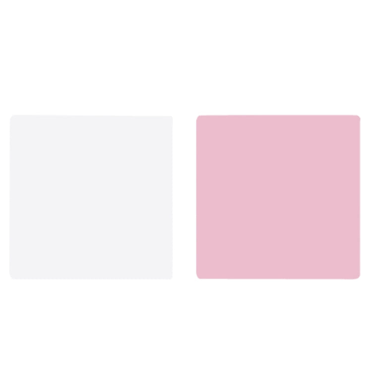 40x40CM Double-Sided Food Photography Background Board in White and Skin Pink