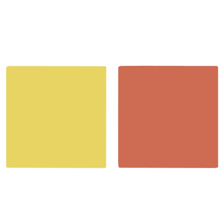 Agate Yellow/Vermilion Double-sided Food Photography Background Board (40x40CM)