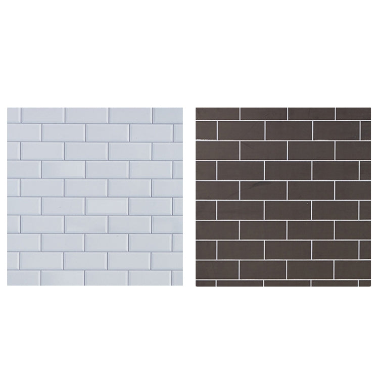 40x40CM Reversible Food Photography Background Board - Black White Wall Brick