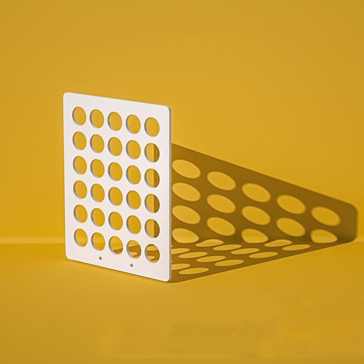 Circular Fiber-Plastic Light Shadow Board with Scaffolding