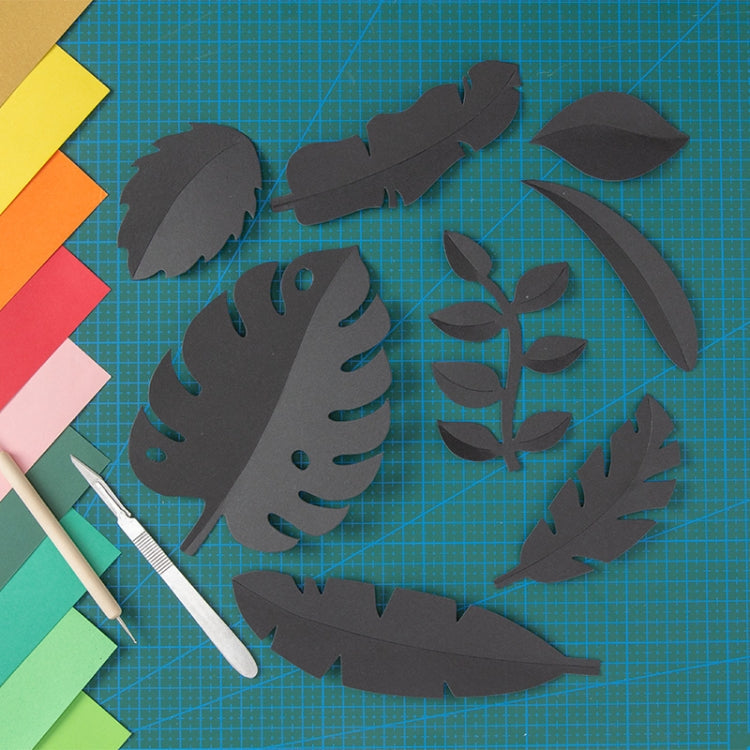 Black Paper-cut Leaf Ornaments Photography Props