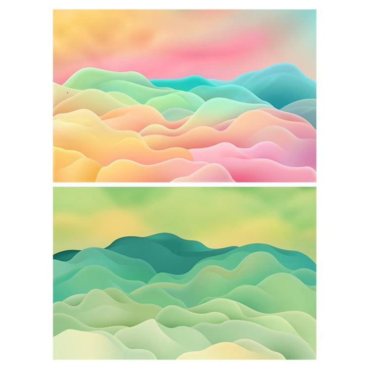 3D Double-Sided Matte Photography Background Paper with Dream Hills 1