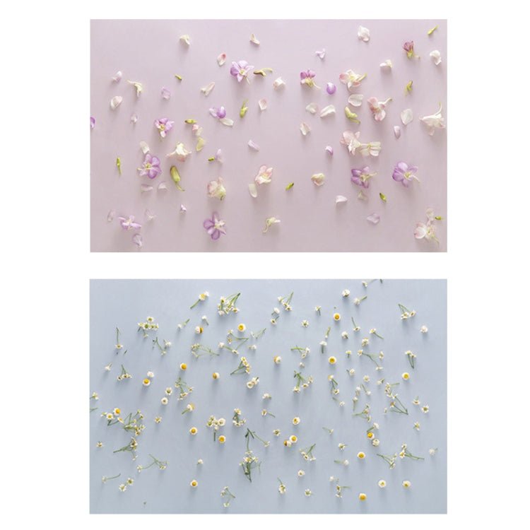3D Blue+Pink Flower Photography Background Paper