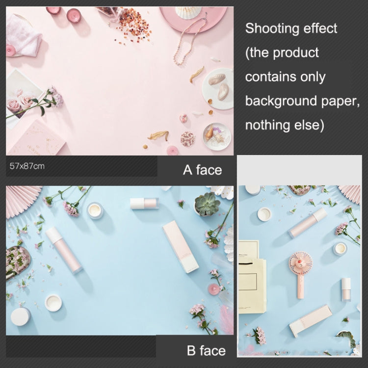 3D Double-Sided Matte Photography Background Paper (Fresh Makeup Bath)