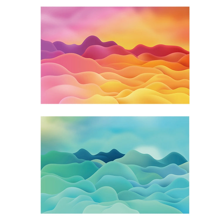 3D Dual-Surface Matte Photography Backdrop Paper (Dreamy Hills 2)