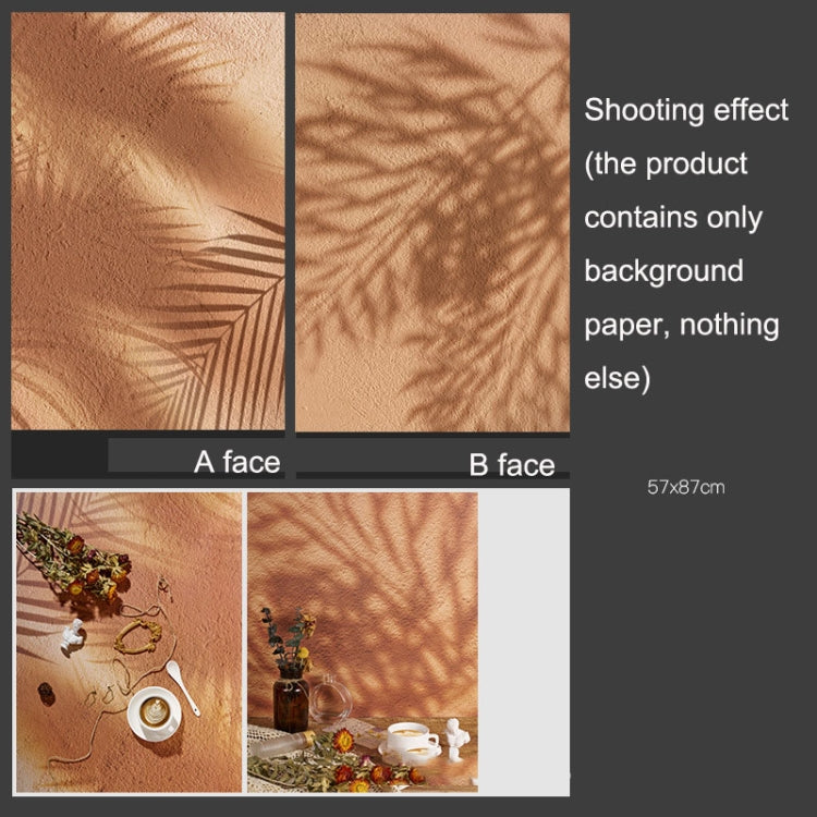 3D Double-Sided Matte Photography Background Paper with Trees Shadow