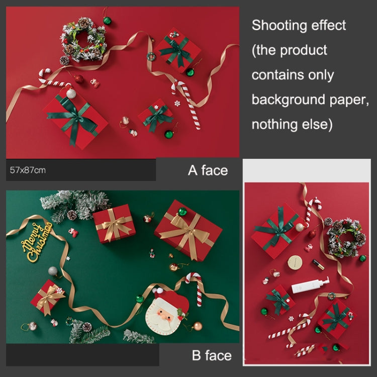 3D Double-Sided Matte Christmas Photography Background Paper
