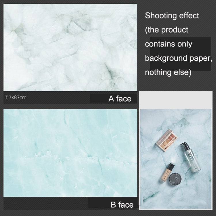 3D Double-Sided Matte Photography Background Paper (Jade)