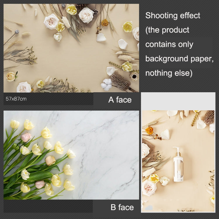 Floral Rhapsody 3D Double-Sided Matte Photography Background Paper