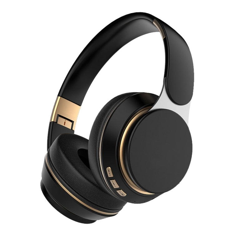 FG-07S Folding Wireless Headset With Microphone and Multiple Playback Modes (Black)