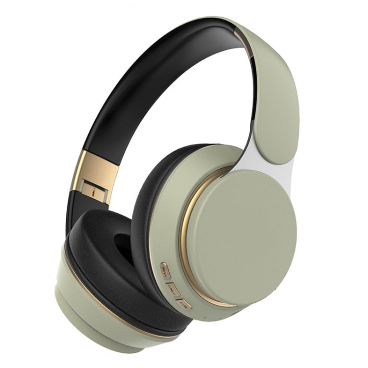 FG-07S Green Foldable Wireless Headset With Microphone