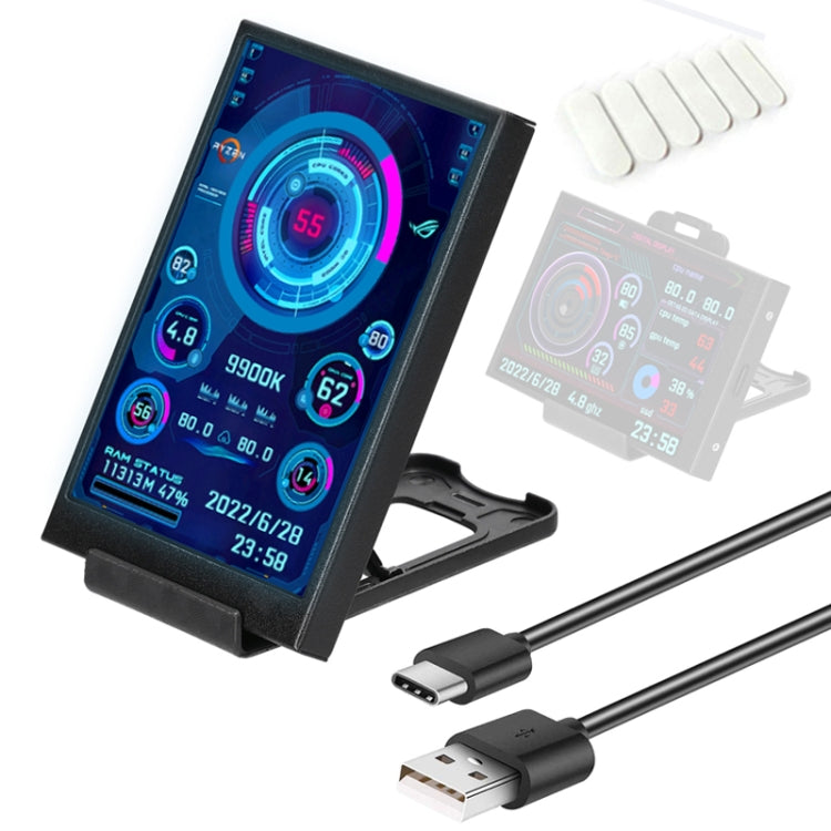 3.5 Inch USB-Powered Secondary Screen with Effortless Connectivity